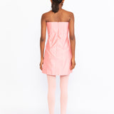 Amelia Embroidered Mini Dress - Pink