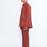 Arcadian Embroidered Linen Shirt