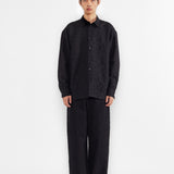 Mercer Embroidered Shirt - Black