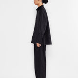 Mercer Embroidered Shirt - Black