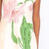 Amelia Embroidered Mini Dress - Ivory