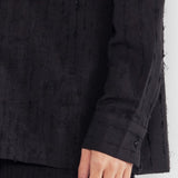Mercer Embroidered Shirt - Black