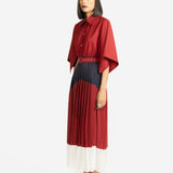 Mirage Dress - Maroon