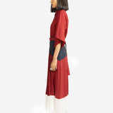 Mirage Dress - Maroon