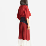 Mirage Dress - Maroon