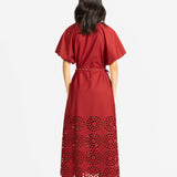 Simone Dress - Maroon