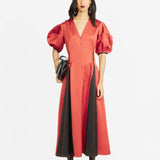 Siam Linen Dress - Rust - SALE