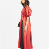 Siam Linen Dress - Rust - SALE
