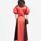 Siam Linen Dress - Rust - SALE