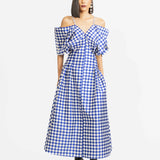 Bella Checkered Dress