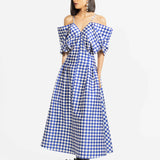 Bella Checkered Dress