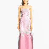 Penelope Embroidered Dress - Pink