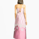 Penelope Embroidered Dress - Pink