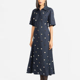 Zoey Dress - Navy