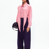 Scarf Crepe Shirt