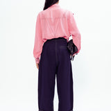 Scarf Crepe Shirt