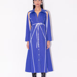 Bisect Dress-Indigo