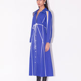 Bisect Dress-Indigo