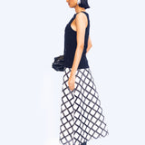 Lozenge Skirt - Ivory