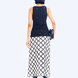 Lozenge Skirt - Ivory