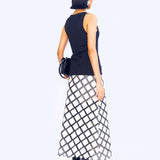 Lozenge Skirt - Ivory