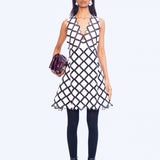 Lozenge Mini Dress