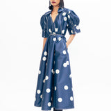 Guilded Dress - Blue