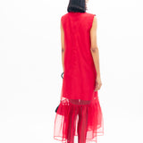 Budapest Organza Dress - Red