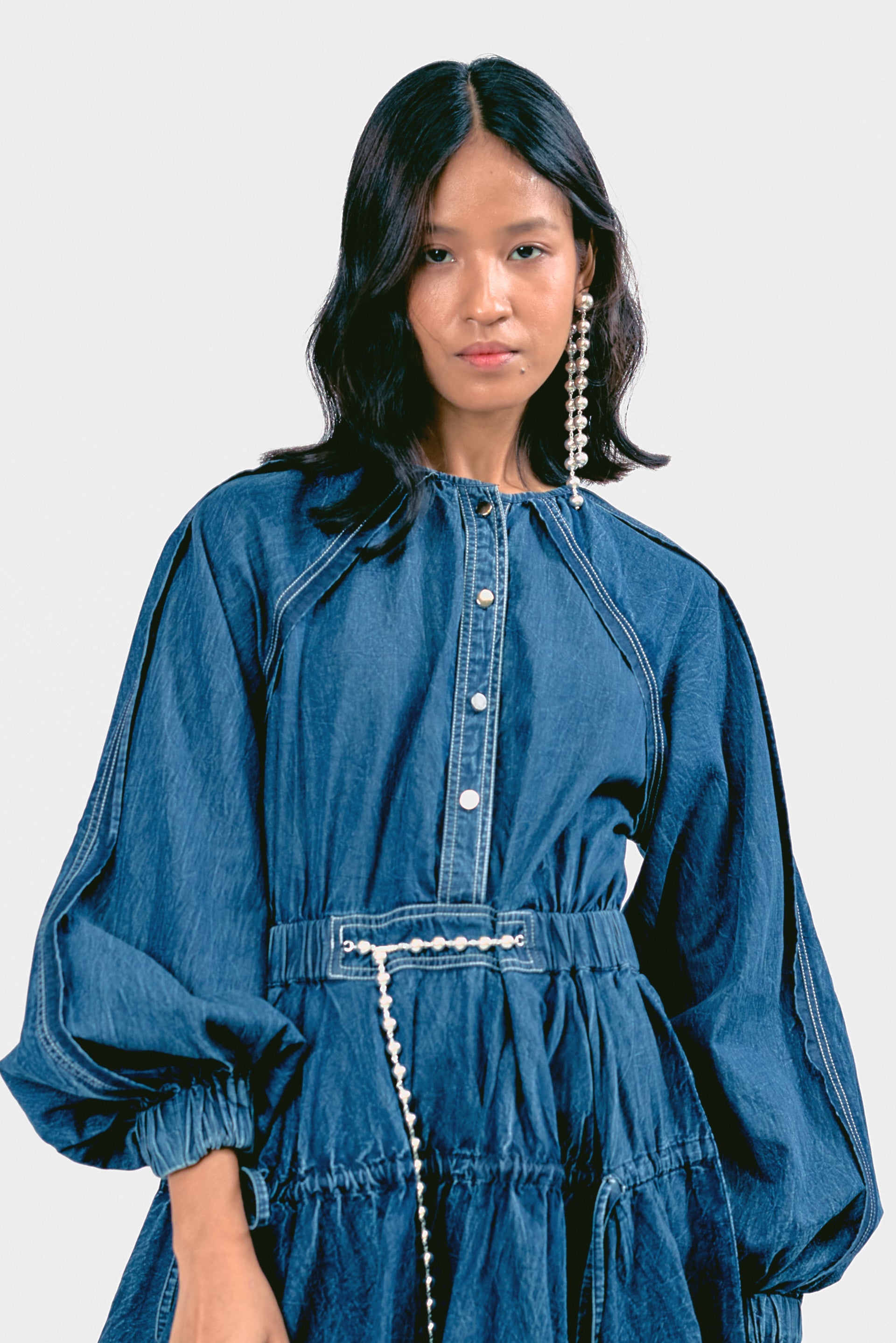 lovebirds denim dress Westminster Dress S