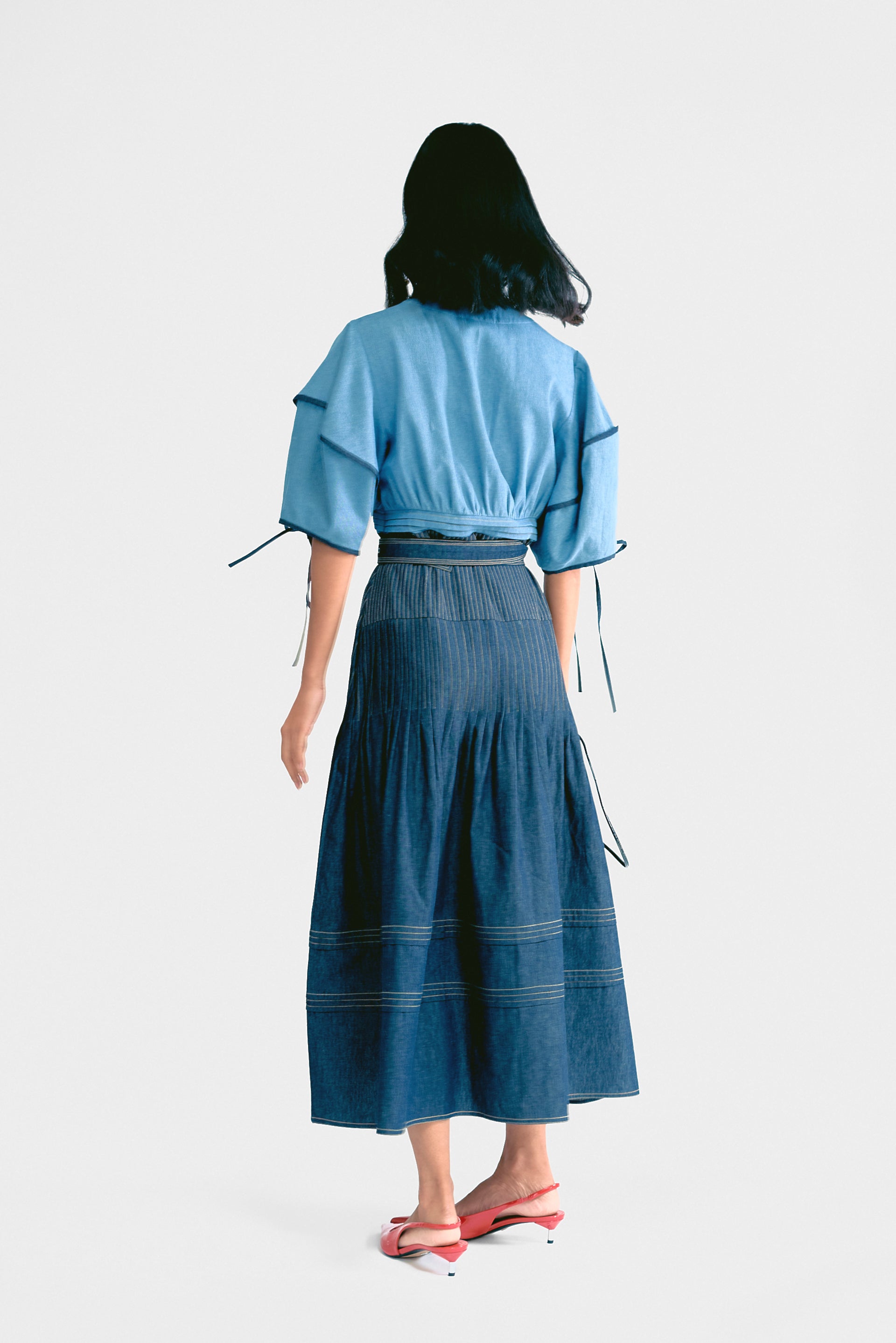 lovebirds denim dress Kristen Denim Dress S