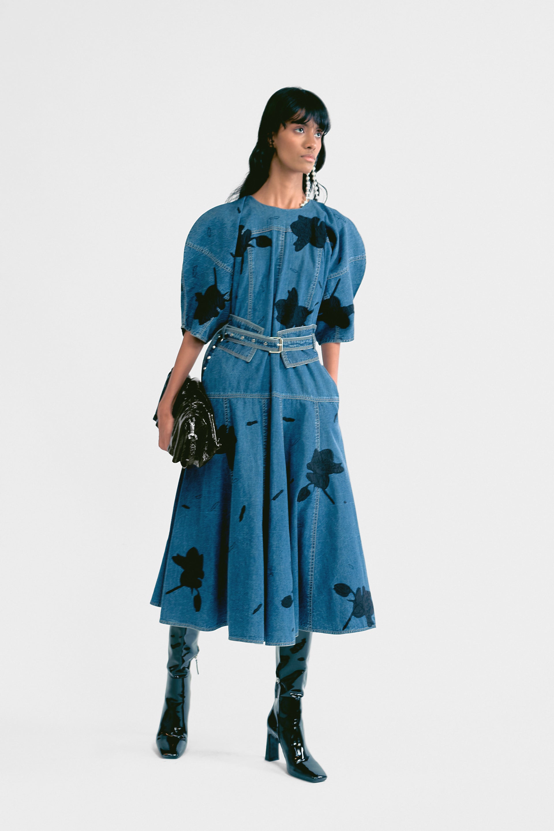 lovebirds denim dress Glint Denim Dress Lovebirds