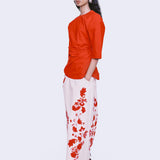 Twist Form Top - Scarlet Red