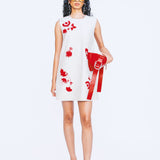 Cinnamon Kashida Dress