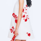 Cinnamon Kashida Dress