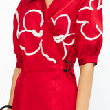 Lilac Embroidered Dress