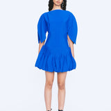 Balloon Dress - Cerulean Blue