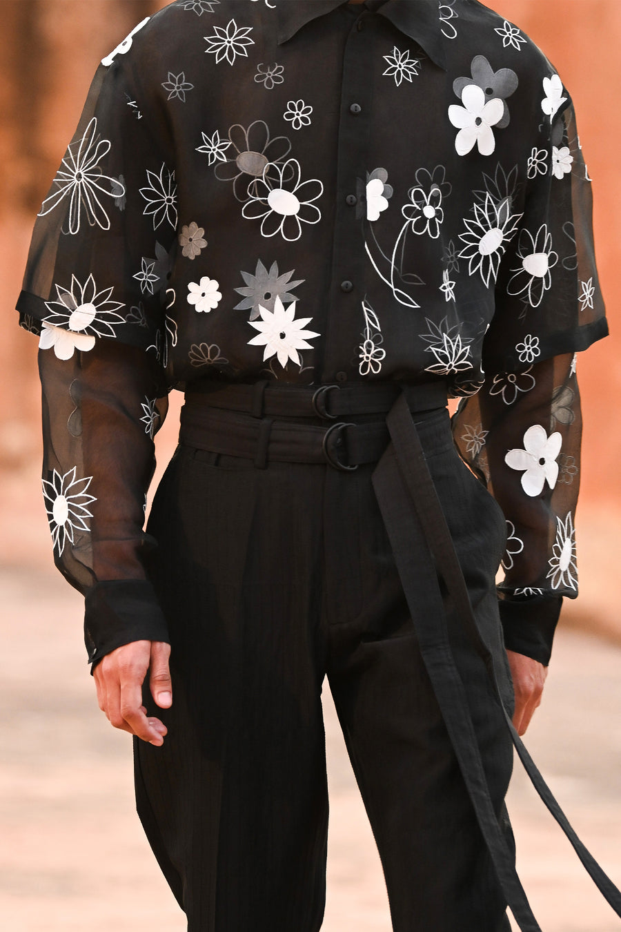 Reese Organza Embroidered Shirt