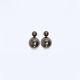 Circle of Life Earrings - Black
