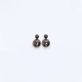 Circle of Life Earrings - Black Mini