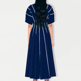 Azaria Dress - Navy