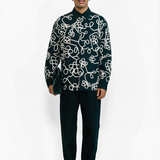 Elliot Embroidered Shirt - Black