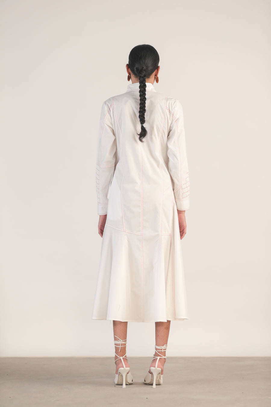 Web Dress - White